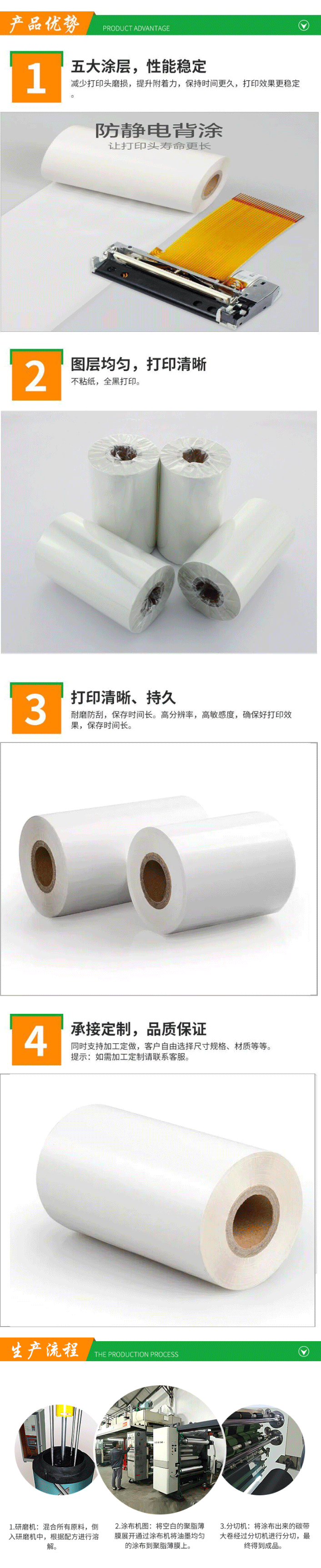 白色樹脂基碳帶優(yōu)勢(shì)展現(xiàn)